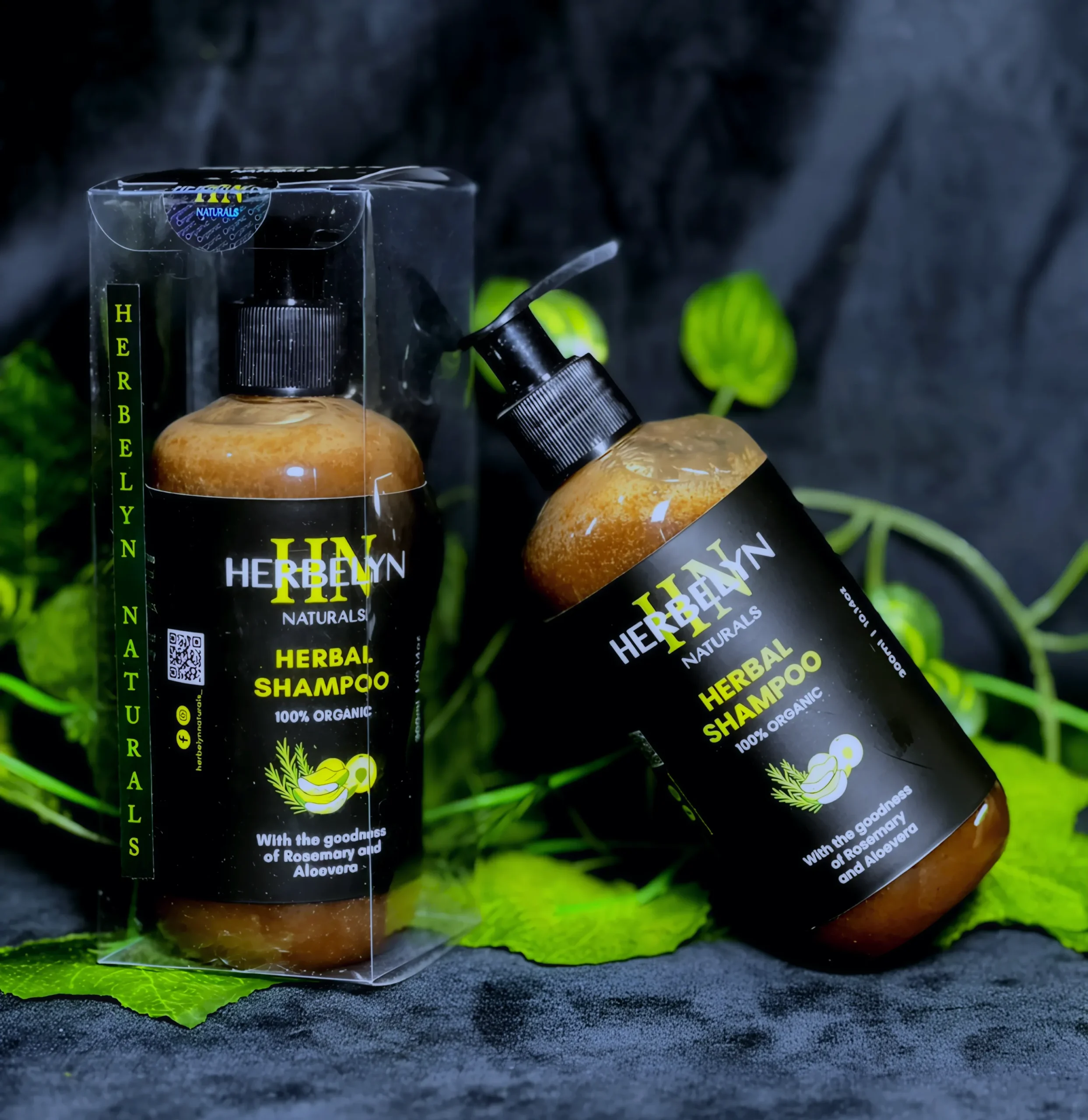 herbelyn herbal shampoo – with rosemary, amla & reetha